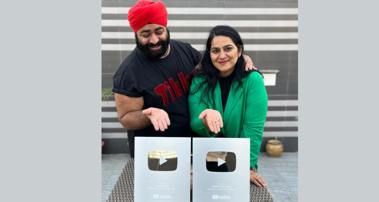Mister Tikku and Gurleen Kaur Tikku have crossed 1 Lakh subscribers on their YouTube channels and proudly received their Silver Play Butt…