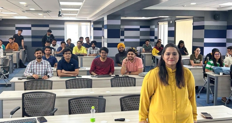 Gurleen Kaur Tikku conducted an interactive session for the Post Graduate students of International Management Institute.