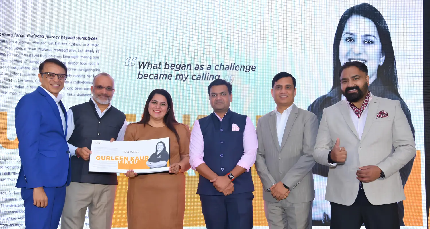 Gurleen Kaur Tikku was featured among the Top 40 Health Insurance Advisors in Niva Bupa’s coffee table book, recognized as a Health Captain